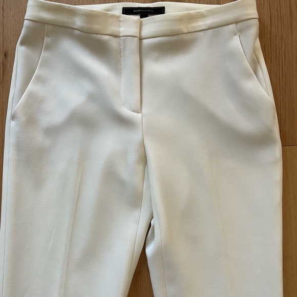 BCBG MAXAZRIA Ivory Slim Leg Pant, Size X-Small - Picture 3 of 10